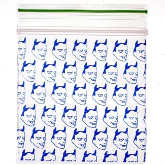 Wholesale Grip Seal Printed Resealable Bags Blue Devil 50mmx50mm