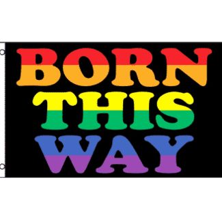 Born This Way Flag - 5ft x 3ft