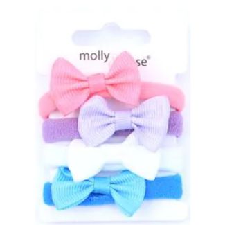 Bow Design Jersey Ponios - Assorted Colours (8mm x 4cm)