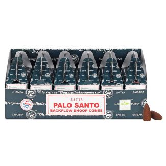 Satya Palo Santo Backflow Dhoop Cones (6 x 90g)