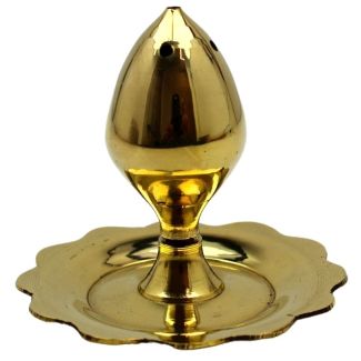 Brass Burner With Flower Base 6cm