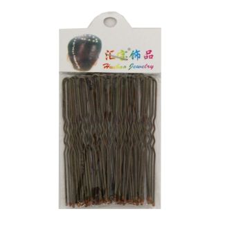 Card of 36 Brown Hair Pins 