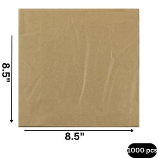 Brown Kraft Paper Bag 8.5'' x 8.5' (1000pcs) 