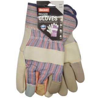 Bruno Heavy Duty Rigger Gloves - Grey (One Size)