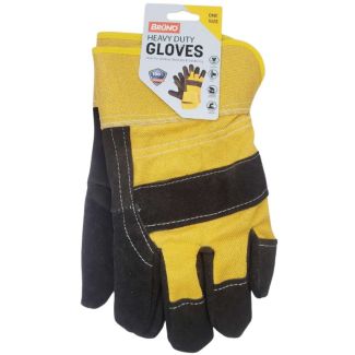 Bruno Heavy Duty Rigger Gloves  - Yellow (One Size)