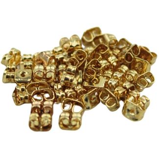 Butterfly Earring Backs 4mm - Assorted Colours