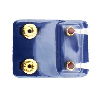 Wholesale Caflon Blue Gold January Ruby Birthstone Studs