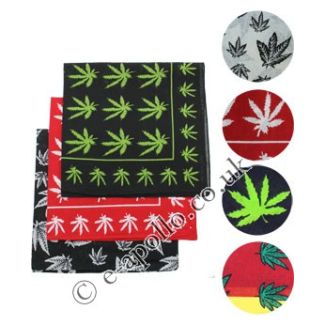 Wholesale Starter Pack Multi Leaf Print Bandanas Assortment