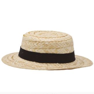 Canotier Straw Hat - One Size 