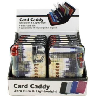 Card Caddy Ultra Slim & Lightweight - Assorted Colours 
