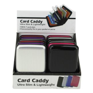 Card Caddy Ultra Slim & Lightweight - Assorted Colours 