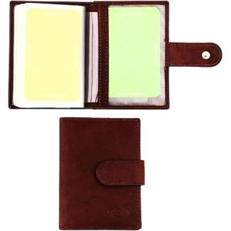 Florentino Genuine Leather Credit Card Holder - Red Colour