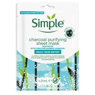 Wholesale Simple Charcoal Purifying Sheet Mask