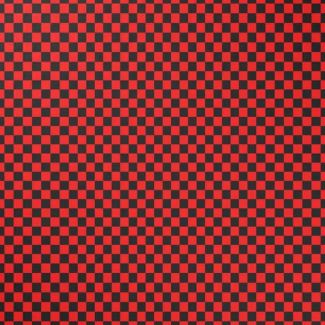 Wholesale Chequered Bandana - Black & Red