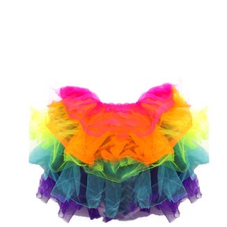 Wholesale Children's Tutu Skirt Neon Rainbow