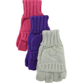 Children Plain Capped Gloves - Assorted Colours