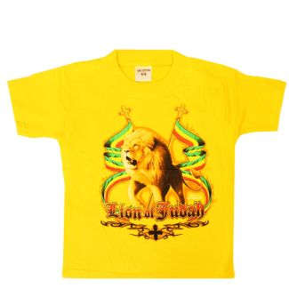 Children's Lion Of Judah Yellow T-Shirt