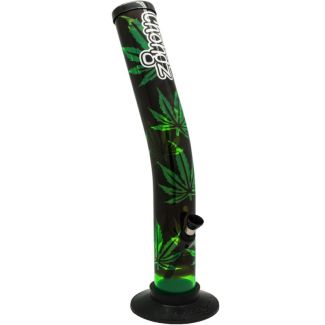 Wholesale Chongz Acrylic "Geno" Leaf W-Pipe - Asst. 