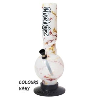 Chongz Acrylic "Stop Starting" Waterpipe - Assorted (12 Inch)