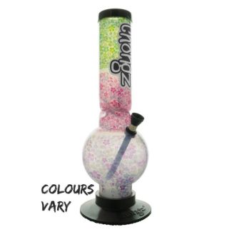 Chongz Acrylic "Mosaic Museum" Waterpipe – Assorted (12 Inch)