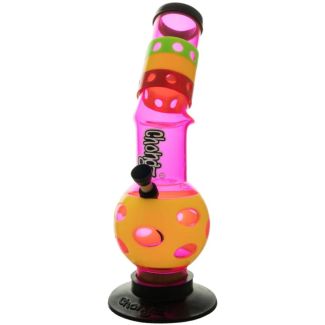 Chongz Acrylic "Arab Strap" Waterpipe - Assorted Colours (12 Inch)