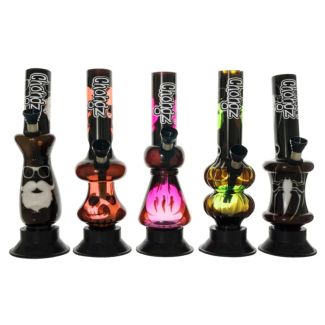 Chongz Acrylic "Black Magic" Waterpipe - Assorted (8 inches)