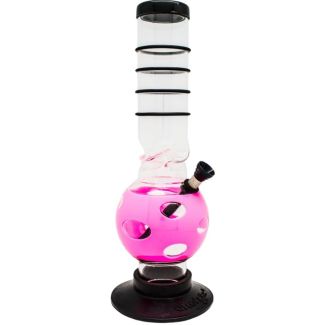 Chongz Acrylic "Bleed Forever" Bubble Ice Waterpipe - Assorted (12 Inch)