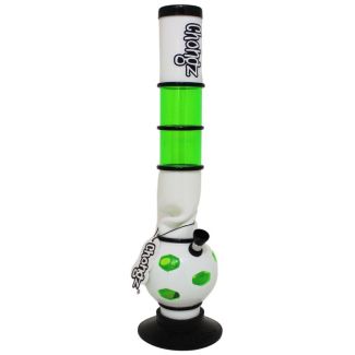 Chongz Acrylic “Debonair" Ice Twist Design Waterpipe(16 Inches)  - Assorted 