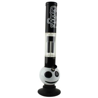 Chongz Acrylic “Fresh Garbage" Perc Design Waterpipe(16 Inches) - Assorted 
