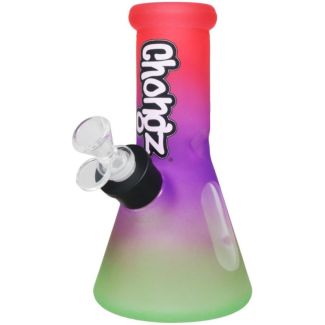 Chongz Acrylic "Rainbow Treat" Waterpipe (Green) (8 Inch")