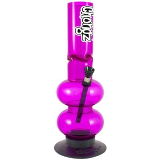 Chongz Acrylic "Snug Slacks" Double Bubble Waterpipe - Assorted (12 Inch)