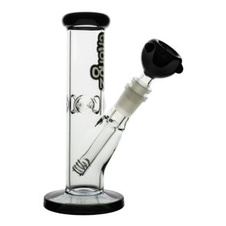 Chongz Glass "Rawhide" Ice with Black Accents - 7.5 Inch