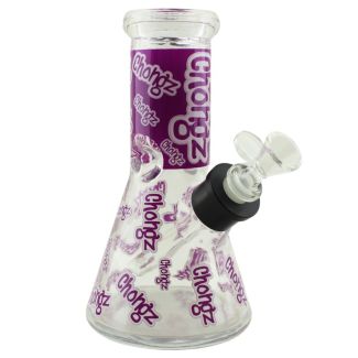 Chongz Glow Series ''Multi Chongz'' Glass Waterpipe - Purple (8 Inches) 