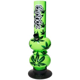 Chongz KevinL Leafman  Acrylic Waterpipe - Assorted Colours (30cm)