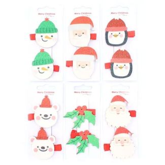 Christmas Beak Clips - Assorted Designs 