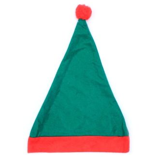 Christmas Elf Hat With Red Bobble Pompom*