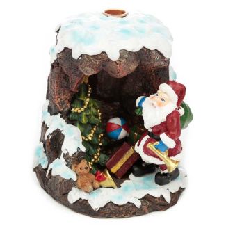 Wholesale Christmas Santa's Grotto Backflow Incense Burner-15cm