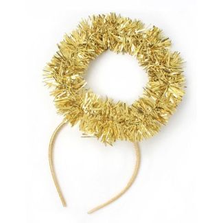 Christmas tinsel halo aliceband