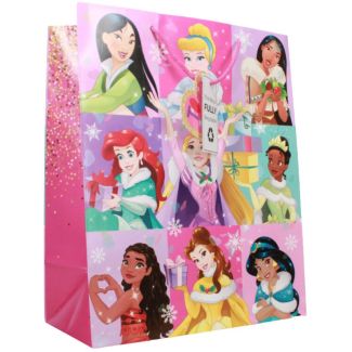 Christmas Gift Bag Disney Princess Design 