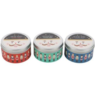 Christmas Scented Tin Candle - Winter Berry & Festive Spice 