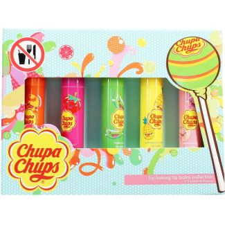 Chupa Chups Lip Licking Lip Balm Collection - 5 Assorted Flavours