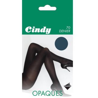 Cindy's 70 Denier Opaque Tights - Navy (XL)