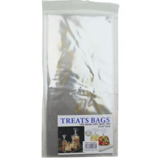Clear Treat Bags with Twist Ties