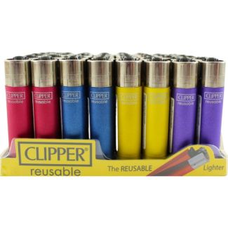 Clipper ''Metallic 5'' Lighter - Assorted