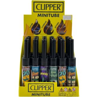 Clipper Mini Tube Utility Lighter - Assorted Design