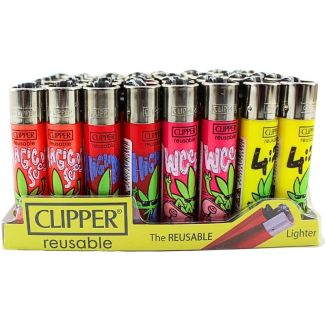 Clipper Reusable Lighters - Assorted 