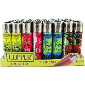 Clipper Reusable Lighters  - Assorted 