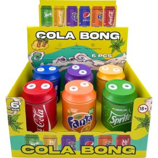 Cola Design Glass Waterpipe Assorted (4.8 inch) 