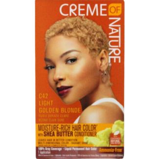 Creme Of Nature Moisture Rich Hair Color - C42 Light Golden Blonde 