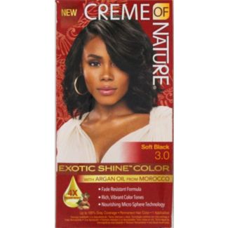 Creme Of Nature Exotic Shine Hair Colour - 3.0 Soft Black 